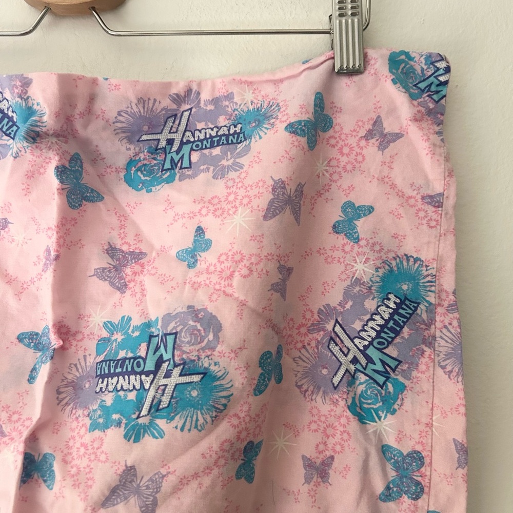 Y2K Disney Hannah Montana Pink Blue Pillowcase Vintage Bedding - Picture 2 of 3